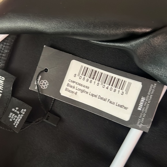 Prett Little Thing Leather Jacket - Picture 3 of 3